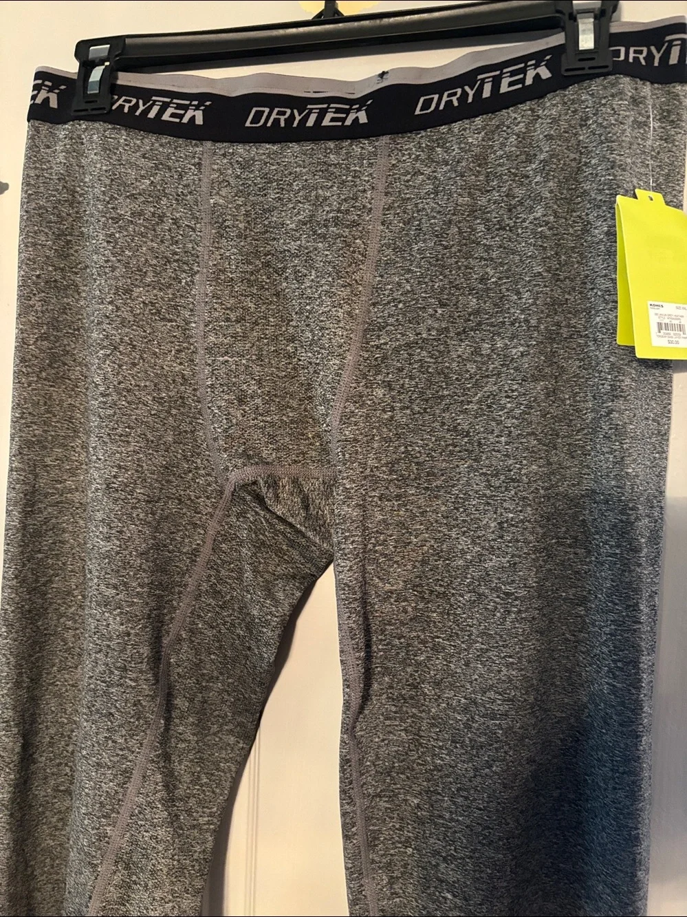 Dry Tek Gear Gray Performance Thermal Long Underwear NWT